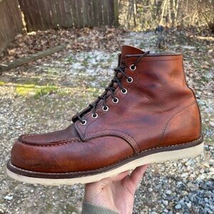 Red Wing Classic Moc Toe 875 Leather Boots Size 11.5 D Men’s